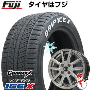 【新品国産5穴100車】 スタッドレスタイヤ ホイール4本セット 195/65R15 グリップマックス アイスX RWL ホワイトレター(限定2022年製) ブランドル N52 15インチ｜fujicorporation