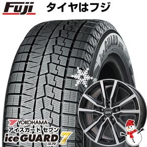 【パンク保証付】【新品】アルファード/ヴェルファイア等 スタッドレスタイヤ ホイール4本セット 215/65R16 ヨコハマ アイスガード7 ブランドル N52BP 16インチ｜fujicorporation