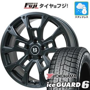 【新品】アルファード/ヴェルファイア等 スタッドレスタイヤ ホイール4本セット 215/65R16 ヨコハマ アイスガード シックスIG60 B-LUGNAS BRD 16インチ｜fujicorporation