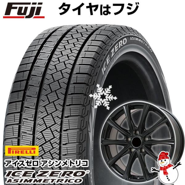 【新品国産5穴100車】 スタッドレスタイヤ ホイール4本セット 215/45R17 ピレリ ウィン...