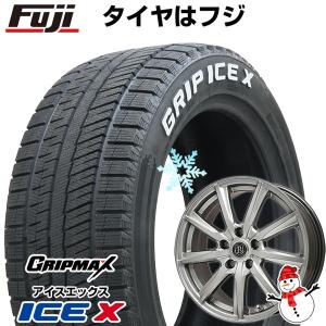 【新品国産5穴100車】 スタッドレスタイヤ ホイール4本セット 215/45R17 グリップマックス アイスX RWL ホワイトレター(限定2022年製) ブランドル E05 17インチ｜fujicorporation