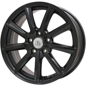 【パンク保証付き】【新品国産5穴114.3車】 スタッドレスタイヤ ホイール4本セット 215/60R17 ダンロップ ウインターマックス SJ8+ ブランドル E05B 17インチ｜fujicorporation