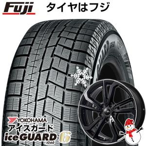 【新品国産5穴100車】 スタッドレスタイヤ ホイール4本セット 225/55R17 ヨコハマ アイスガード シックスIG60 ブランドルライン レツィオ 17インチ｜fujicorporation