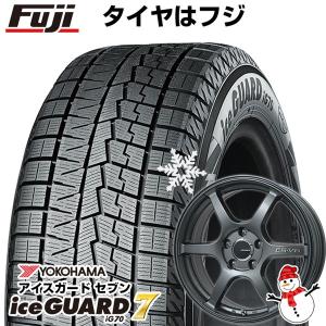 【パンク保証付】【新品国産5穴114.3車】 スタッドレスタイヤ ホイール4本セット 215/55R17 ヨコハマ アイスガード セブンIG70 レアマイスター CS-V6 17インチ｜fujicorporation