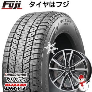 【新品国産5穴114.3車】 スタッドレスタイヤ ホイール4本セット 235/60R18 ブリヂストン ブリザック DM-V3 DMV3 ブランドル N52BP 18インチ