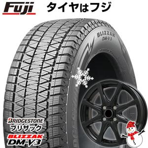 【新品国産5穴114.3車】 スタッドレスタイヤ ホイール4本セット 235/60R18 ブリヂストン ブリザック DM-V3 DMV3 ブランドル KF25B 18インチ｜fujicorporation