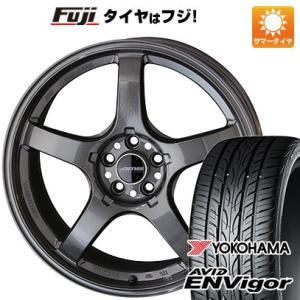 【新品国産5穴114.3車】 夏タイヤ ホイール４本セット 235/45R18 ヨコハマ エイビッド...