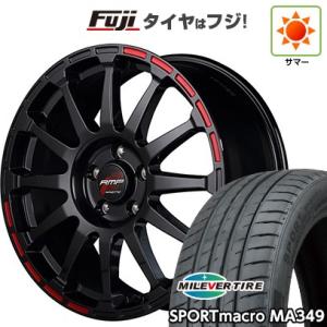 【新品国産5穴114.3車】 夏タイヤ ホイール４本セット 235/45R18 ミレバー スポーツマ...