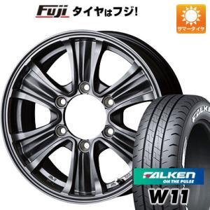 【新品】キャラバン 夏タイヤ ホイール4本セット 195/80R15 107/105N ファルケン ...