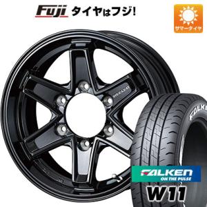 【新品】キャラバン 夏タイヤ ホイール4本セット 195/80R15 107/105N ファルケン ...