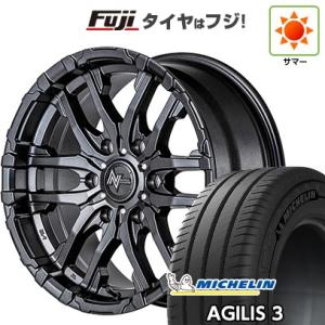 【新品】キャラバン 夏タイヤ ホイール4本セット 215/60R17 109/107T ミシュラン アジリス3 MID ナイトロパワー M26 クロスファング 17インチ｜fujicorporation