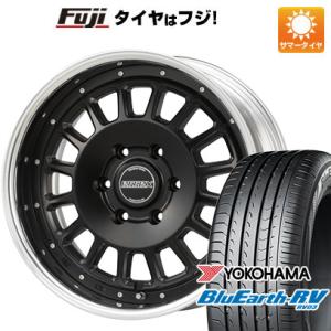 【パンク保証付】【新品】NV350キャラバン 夏タイヤ ホイール4本セット 225/50R18 ヨコハマ ブルーアース RV-03 エセックス ENCD 2P 18インチ｜fujicorporation