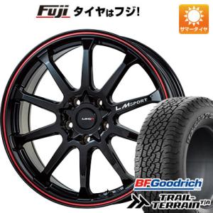 【新品国産5穴100車】 夏タイヤ ホイール4本セット 225/60R17 BFグッドリッチ トレールテレーンT/A ORBL レアマイスター LMスポーツLM-10R 17インチ｜fujicorporation