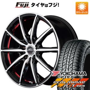 【新品国産5穴100車】 夏タイヤ ホイール4本セット 225/60R17 ヨコハマ ジオランダー A/T G015 RBL MID シュナイダー SX2 17インチ｜fujicorporation