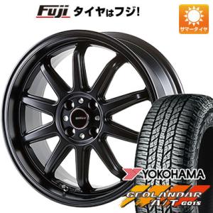 【新品国産5穴100車】 夏タイヤ ホイール４本セット 225/60R17 ヨコハマ ジオランダー A/T G015 RBL ゴジゲン ファイヤーボールダブルアール 17インチ｜fujicorporation