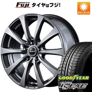 【新品国産5穴114.3車】 夏タイヤ ホイール4本セット 195/60R16 グッドイヤー イーグル エルエス エグゼ(限定) MID ユーロスピード G10(NEW) 16インチ｜フジコーポレーション