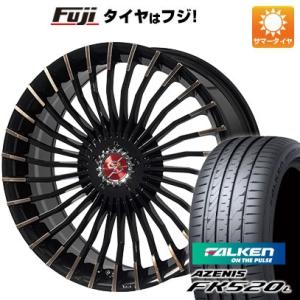 【新品国産5穴100車】 夏タイヤ ホイール4本セット 245/45R19 ファルケン アゼニス FK520L プレミックス グラッパ f30 (ブロンズクリア) 19インチ｜fujicorporation