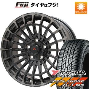 【新品国産5穴114.3車】 夏タイヤ ホイール4本セット 235/70R16 ヨコハマ ジオランダー A/T G015 OWL/RBL エムクライム ノマド 16インチ｜fujicorporation