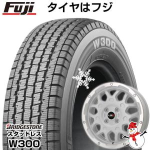 【新品 軽自動車】軽トラ 軽バン スタッドレスタイヤ ホイール4本セット 145/80R12 80/78N ブリヂストン W300(限定) レアマイスター LMG MS-9W 12インチ｜fujicorporation