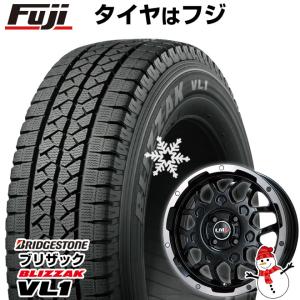 【新品 軽自動車】軽トラ 軽バン スタッドレスタイヤ ホイール4本セット 145/80R12 80/78N ブリヂストン ブリザック VL10 レアマイスター LMG MS-9W 12インチ｜fujicorporation