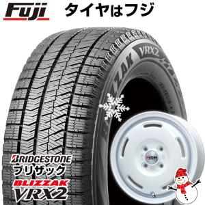 【新品 軽自動車】 スタッドレスタイヤ ホイール4本セット 145/80R12 ブリヂストン ブリザック VRX2 プレミックス プディン(ホワイト) 12インチ｜fujicorporation