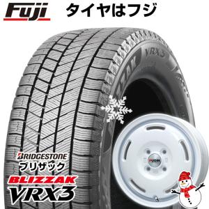 【新品 軽自動車】軽トラ 軽バン スタッドレスタイヤ ホイール4本セット 145/80R12 80/78N ブリヂストン W300(限定) プレミックス プディン(ホワイト) 12インチ｜fujicorporation