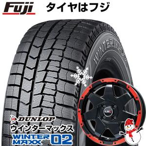 【新品 軽自動車】 スタッドレスタイヤ ホイール4本セット 135/80R12 ダンロップ ウインターマックス 02 WM02 レアマイスター LMG shuriken 12インチ｜fujicorporation