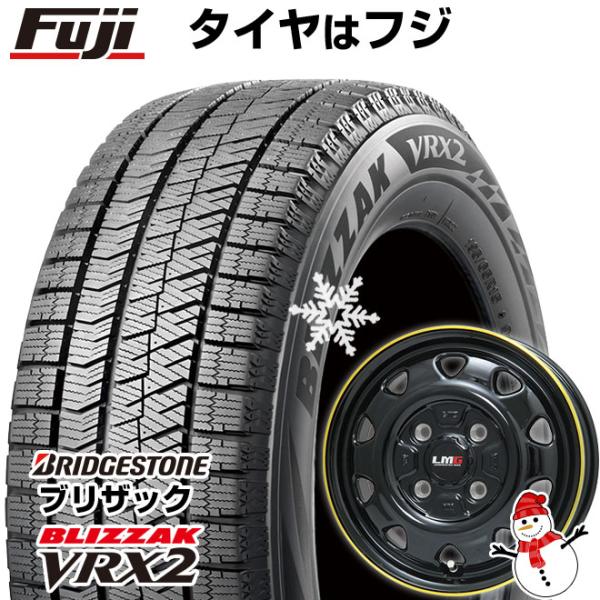 【新品 軽自動車】 スタッドレスタイヤ ホイール4本セット 145/80R12 ブリヂストン ブリザ...