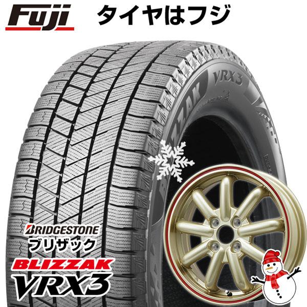 【新品 軽自動車】 スタッドレスタイヤ ホイール4本セット 135/80R12 ブリヂストン ブリザ...