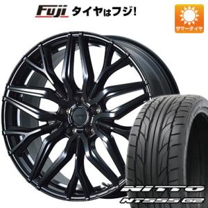 【パンク保証付】【新品国産5穴114.3車】 夏タイヤ ホイール4本セット 225/40R19 ニットー NT555 G2 トピー ドルフレン ヴァーゲル 19インチ｜fujicorporation