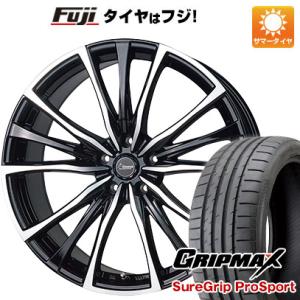 【新品国産5穴114.3車】 夏タイヤ ホイール4本セット 225/40R19 グリップマックス シ...