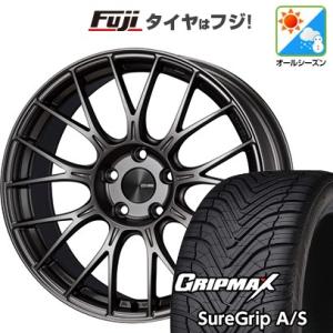 【新品国産5穴114.3車】 オールシーズンタイヤ ホイール4本セット 225/40R19 グリップ...