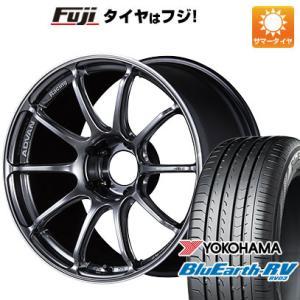 【パンク保証付】【新品国産5穴100車】 夏タイヤ ホイール4本セット 225/40R19 ヨコハマ ブルーアース RV-03 ヨコハマ アドバンレーシング RSIII 19インチ｜fujicorporation