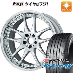 【パンク保証付】【新品国産5穴100車】 夏タイヤ ホイール4本セット 225/40R19 ヨコハマ ブルーアース RV-03 ワーク エモーション CR 3P 19インチ｜fujicorporation