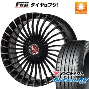 【パンク保証付き】【新品国産5穴100車】 夏タイヤ ホイール4本セット 225/40R19 ヨコハマ ブルーアース RV-03 プレミックス グラッパ f30   19インチ｜fujicorporation