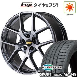 【新品国産5穴114.3車】 夏タイヤ ホイール4本セット 225/45R19 ミレバー スポーツマクロ MA349（限定） MID RMP 025F RN 19インチ｜fujicorporation