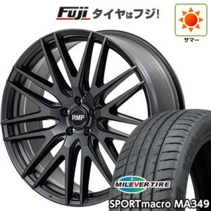 【新品国産5穴114.3車】 夏タイヤ ホイール４本セット 225/45R19 ミレバー スポーツマクロ MA349（限定） MID RMP 029F 19インチ｜fujicorporation