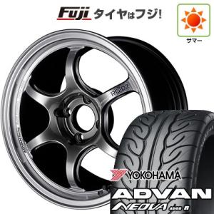 【新品】S660 夏タイヤ ホイール４本セット F:165/55R15 R:195/45R16 ヨコハマ アドバン ネオバAD08R ヨコハマ アドバンレーシング RG-DII｜fujicorporation