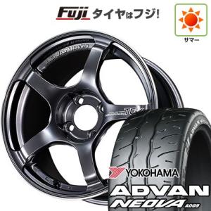 【新品】S660 夏タイヤ ホイール４本セット F:165/55R15 R:195/45R16 ヨコハマ アドバン ネオバAD09 ヨコハマ アドバンレーシング TC4｜fujicorporation