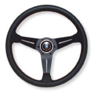 NARDI ナルディ ステアリング SPORTS タイプA ブラックパンチングレザー/ブラックスポー...