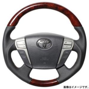 REAL ステアリング クラウンハイブリッド GWS204 ウッド&本革レザー