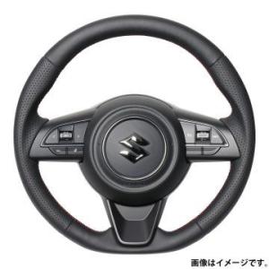 ジムニー 送料無料 REAL（レアル）オールレザーステアリング（ブラック