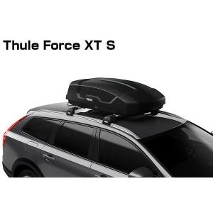 ※個人宅配送不可 THULE スーリー ルーフボックス フォースXT Sブラックエアロスキン TH6...