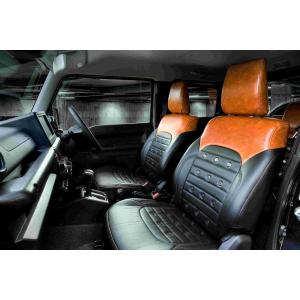 ジムニー 送料無料 JIMNYWORLDxCABANA シートカバー オール本革