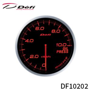 Defi（デフィ） アドバンスBF 燃圧計/フューエルプレッシャー 赤