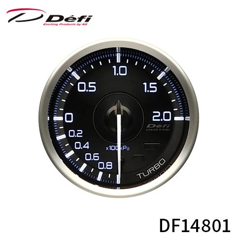 Defi アドバンスA1 60φ ターボ計 .-100kPa〜+200kPa 指針・目盛り・数字：白...