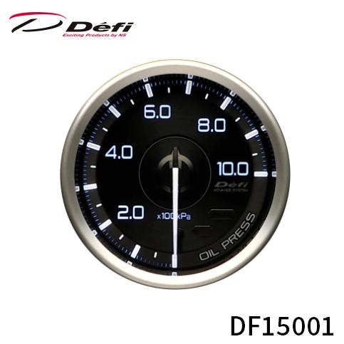 Defi アドバンスA1 60φ 油圧計 0kPa〜+1000kPa 指針・目盛り・数字：白 DF1...