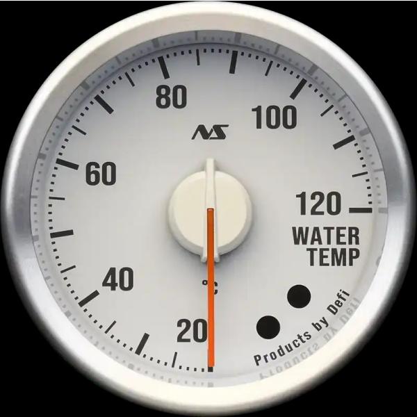 Defi アドバンス RSII 52φ 水温計 20℃〜120℃ 文字板色/白・90sレッド DF2...