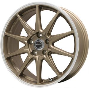 タイヤ2本・ホイール2本set 235/40R18 LM SPORT RS10 8.0J 18インチ 5H/114 +45 マットブロンズ/リムポリッシュ NEOLIN ネオレーシング TREADWEAR 320｜fujicorporation