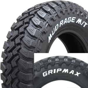 GRIPMAX グリップマックス マッドレイジM/T RWL ホワイトレター(限定) 195R14C...